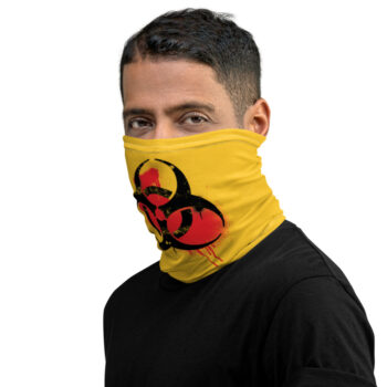Biohazard-Toxic-Waste-Neck-Gaiter-Face-Cover-Mask-Ski-Motor-Bikers-Headband-Wrist-Band-Gaiters-Gift-Idea