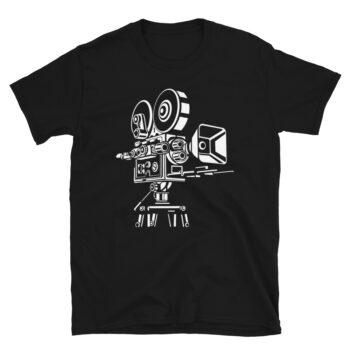 Cinemascope-T-Shirt-Old-Classic-Movie-Film-Camera-Vintage-Retro-Dolby-Theater-Cinema-men-Unisex-Tee