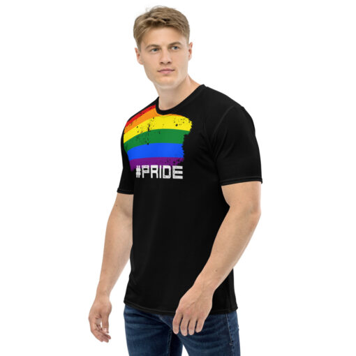 Gay-Flag-T-shirt-Pride-Proud-Lesbian-LGBT-Colors-Rainbow-All-Over-Printed-Unisex-Tee-Black-Equal-Equality